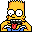 Bart making a face icon